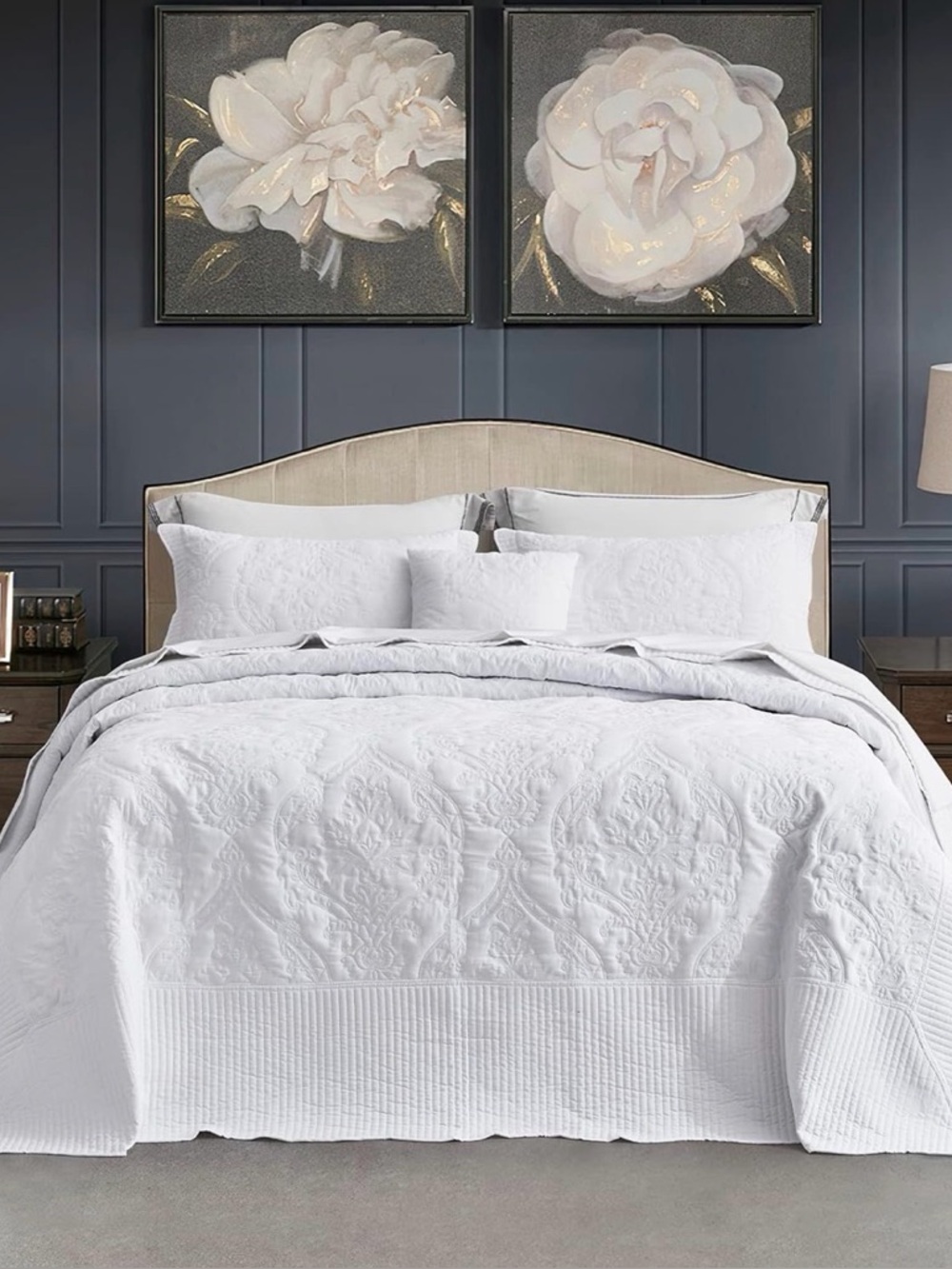 Oversized Bedspread Coverlet Set King Size - Lightweight Bedding Cover